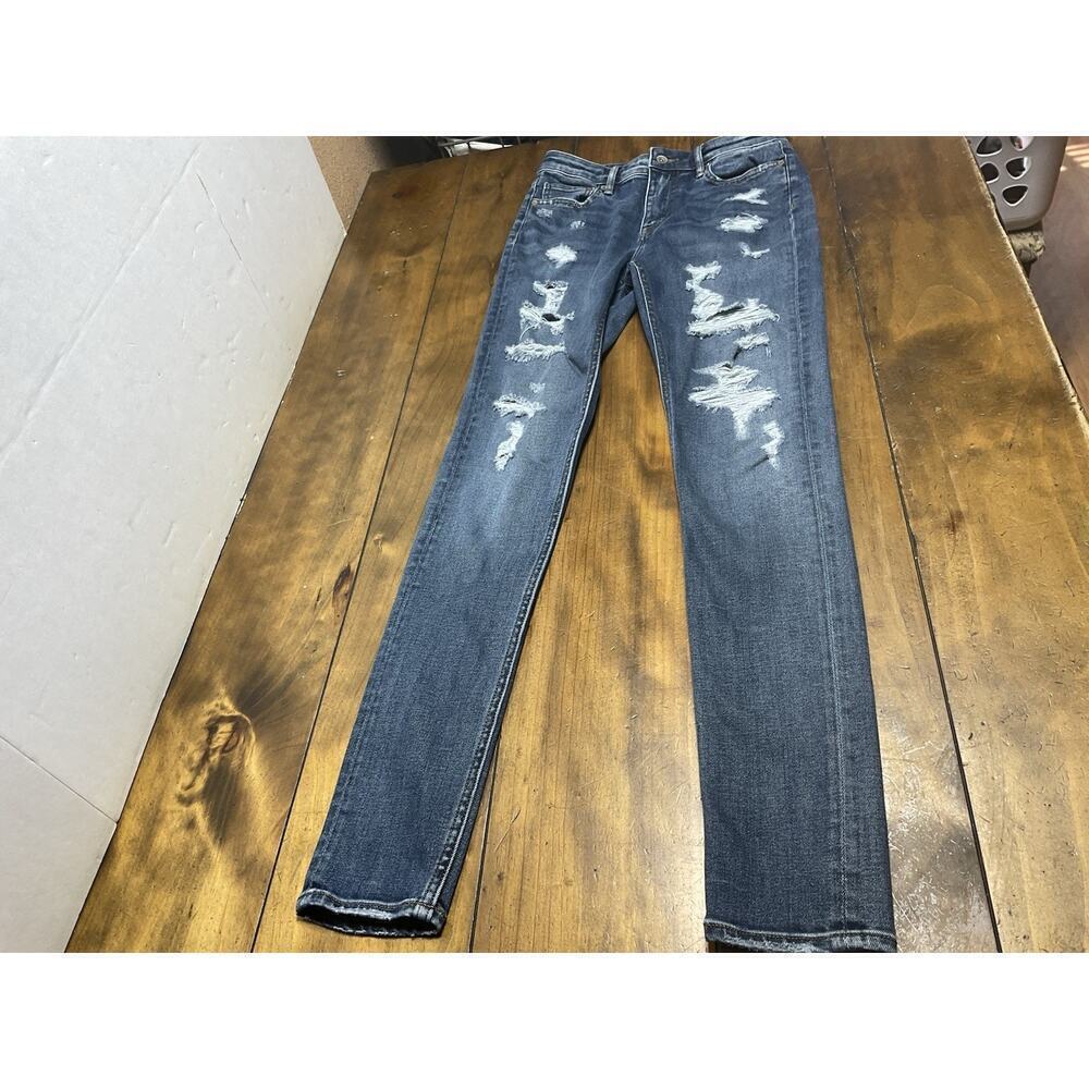 Cult of Individuality Women Size 26 Gypsy High Rise Blue Jeans Skinny Stretch